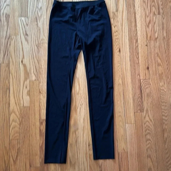 Ilaria Nistri sz IT 44 US black leggings stretch pants good pre owned condition - Picture 8 of 9